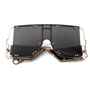 Sunglasses XXL Oversized Punk Sunglasses Men Women Fashion Shades Hip Hop Trendy